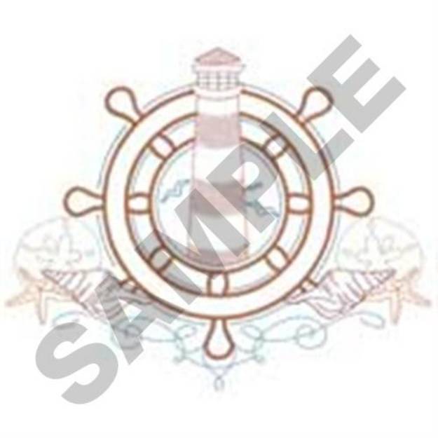Picture of Sailor Wheel Machine Embroidery Design