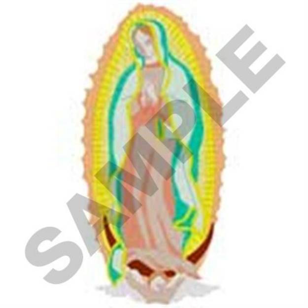 Picture of Virgin Of Guadalupe Machine Embroidery Design