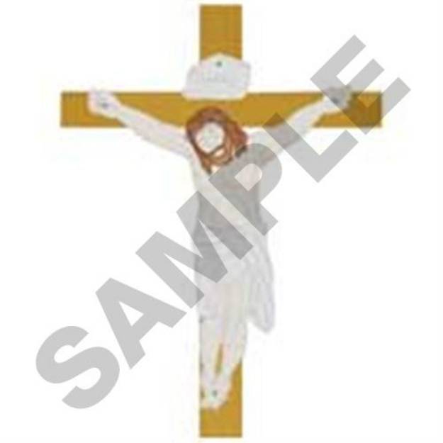 Picture of Jesus Crucifixion Machine Embroidery Design