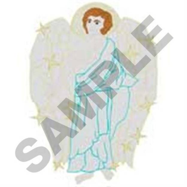 Picture of Male Angel Machine Embroidery Design