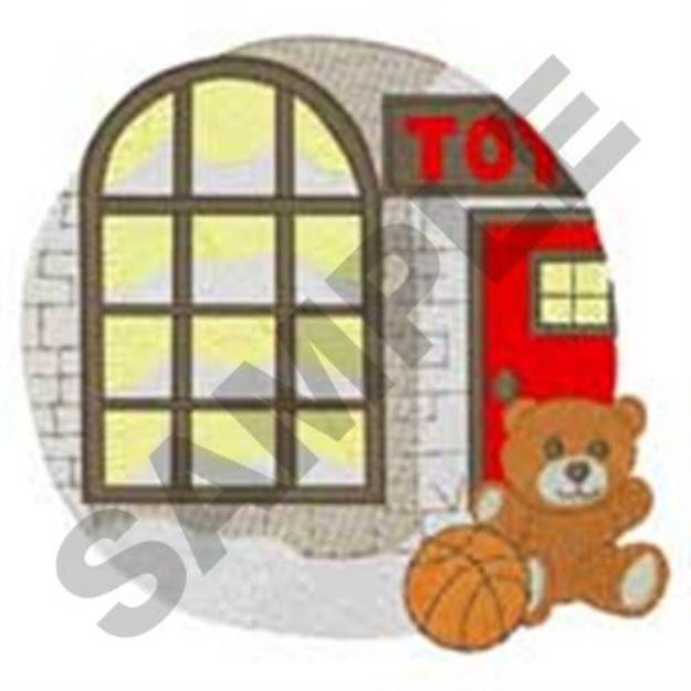 Picture of Toy Storefront Machine Embroidery Design