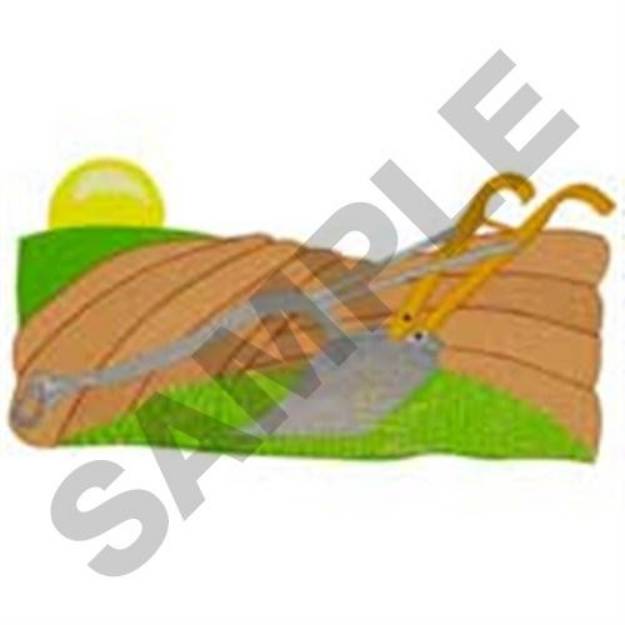 Picture of Field Plow Machine Embroidery Design