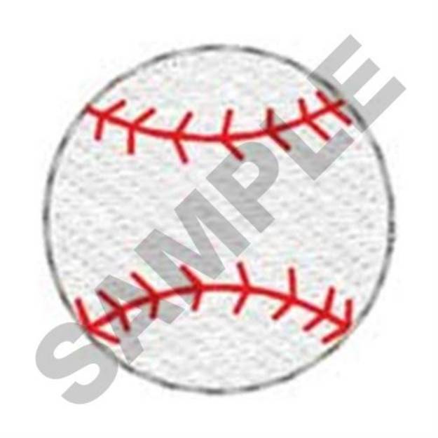 Picture of Baseball Machine Embroidery Design