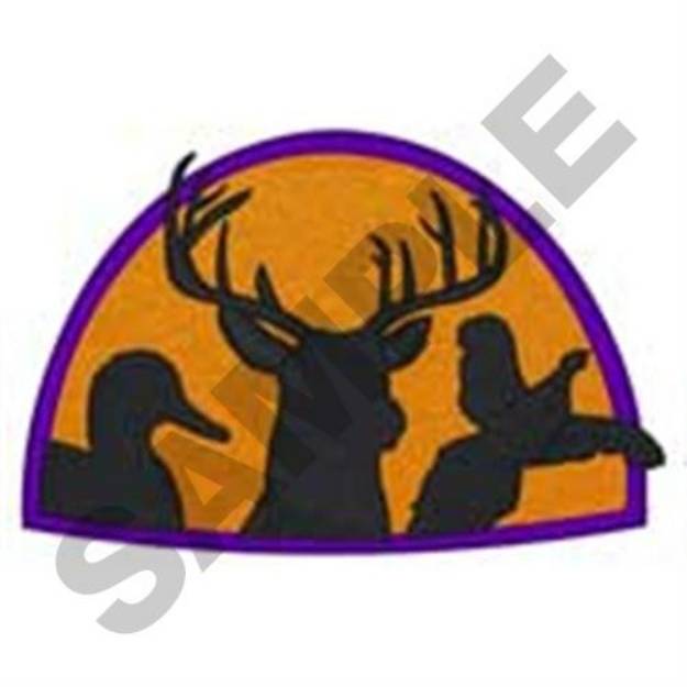 Picture of Hunting Animals Machine Embroidery Design