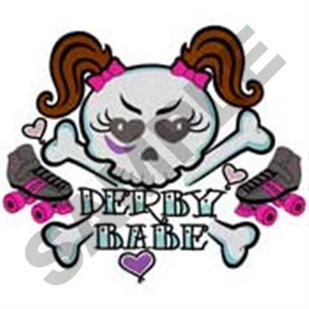 Picture of Derby Babe Machine Embroidery Design