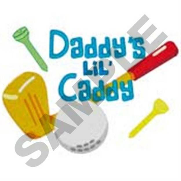 Picture of Daddys Caddy Machine Embroidery Design