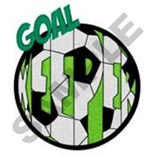 Goal Keeper Machine Embroidery Design