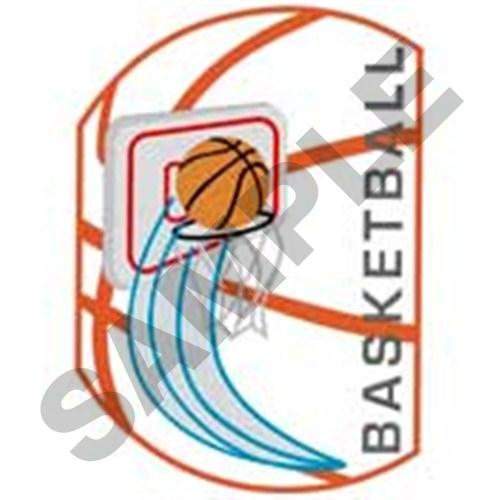 Basketball Hoop Machine Embroidery Design