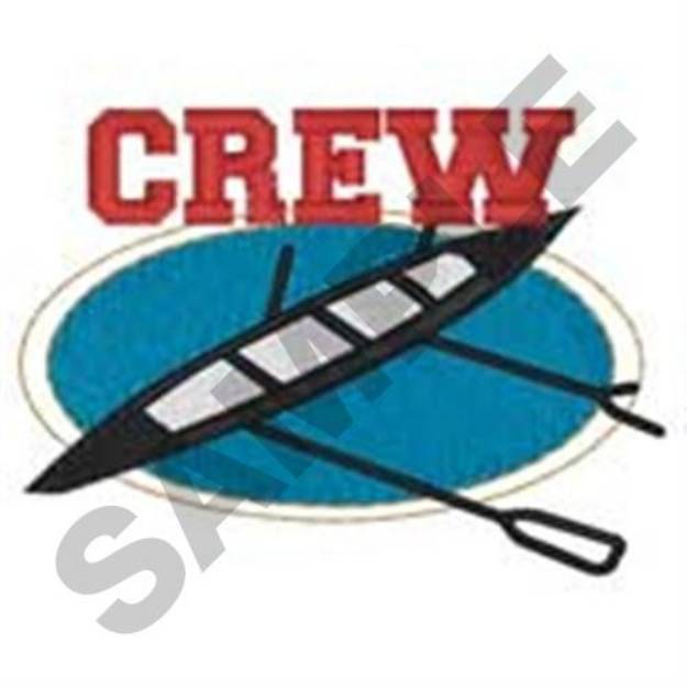 Picture of Crew Boat Machine Embroidery Design