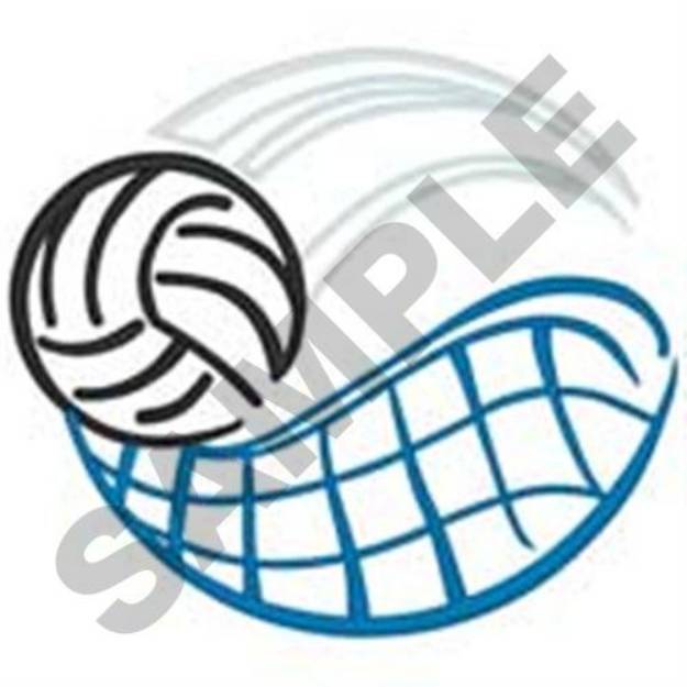 Picture of Volleyball Net Machine Embroidery Design