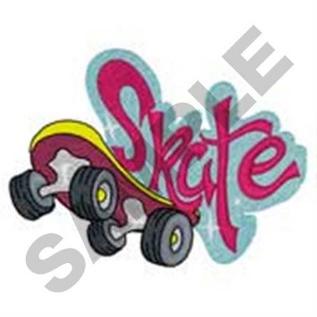 Picture of Skate Board Machine Embroidery Design