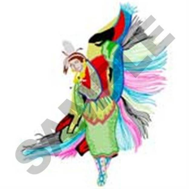 Picture of Traditional Dancer Machine Embroidery Design
