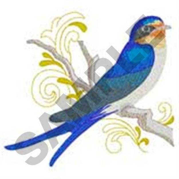 Picture of Barn Swallow Machine Embroidery Design