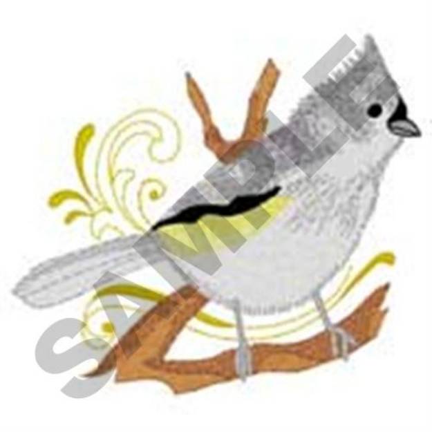 Picture of Tufted Titmouse Machine Embroidery Design