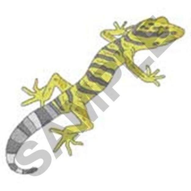 Picture of Tiger Gecko Machine Embroidery Design