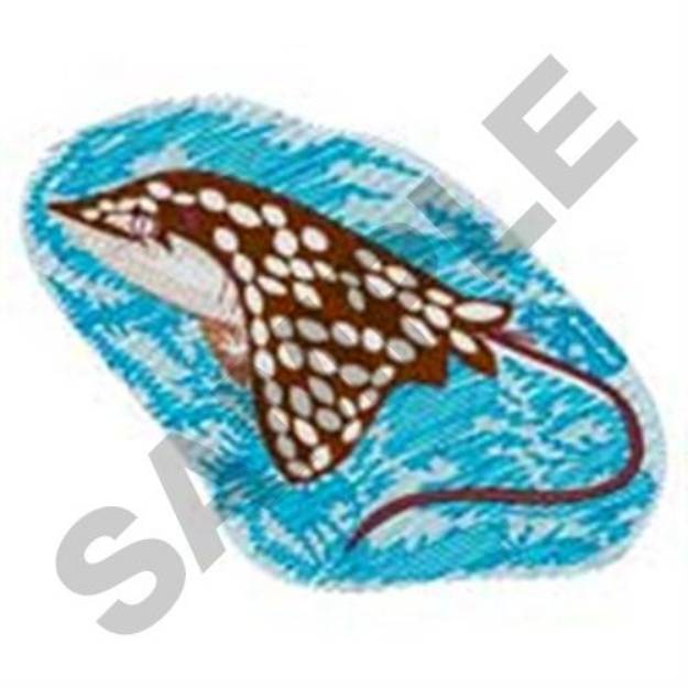 Picture of Spotted Eagle Ray Machine Embroidery Design