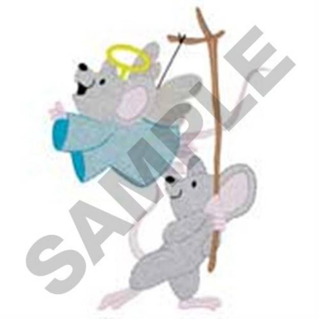 Picture of Angel Mouse Machine Embroidery Design