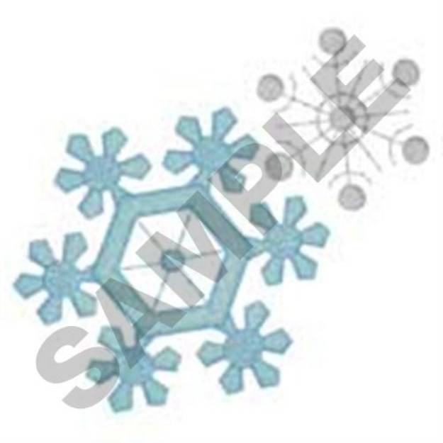 Picture of Winter Snowflakes Machine Embroidery Design