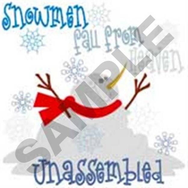 Picture of Snowmen From Heaven Machine Embroidery Design