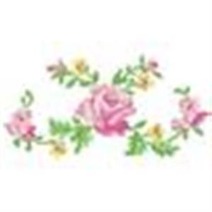 Picture of Roses Cross Stitch Machine Embroidery Design