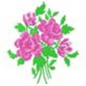 Picture of Cross Stitch Roses Machine Embroidery Design