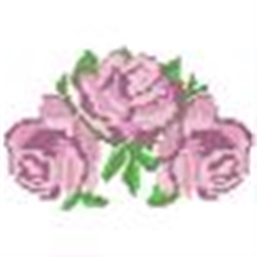 Rose Blossoms Machine Embroidery Design