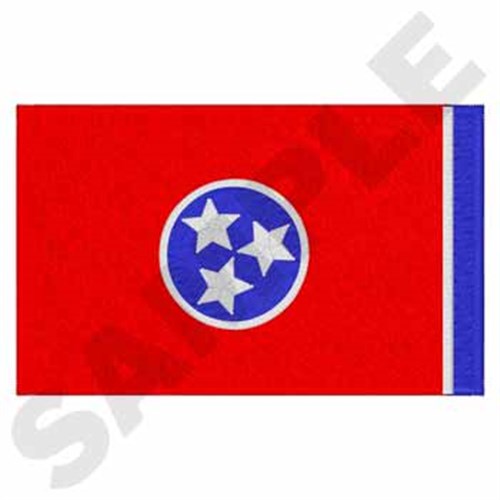 Tennessee State Flag Machine Embroidery Design