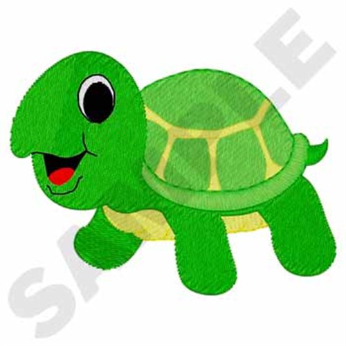 Turtle Machine Embroidery Design