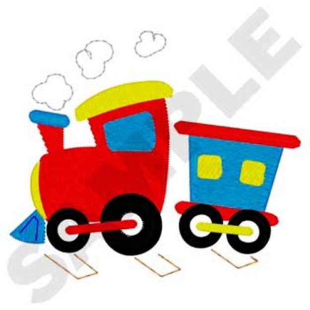 Picture of Toy Train Machine Embroidery Design