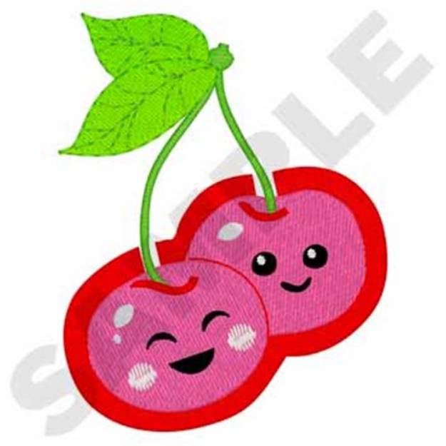 Picture of 3D Fringe Cherries Machine Embroidery Design