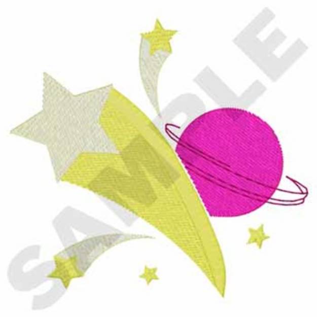 Picture of 3D Fringe Space Machine Embroidery Design