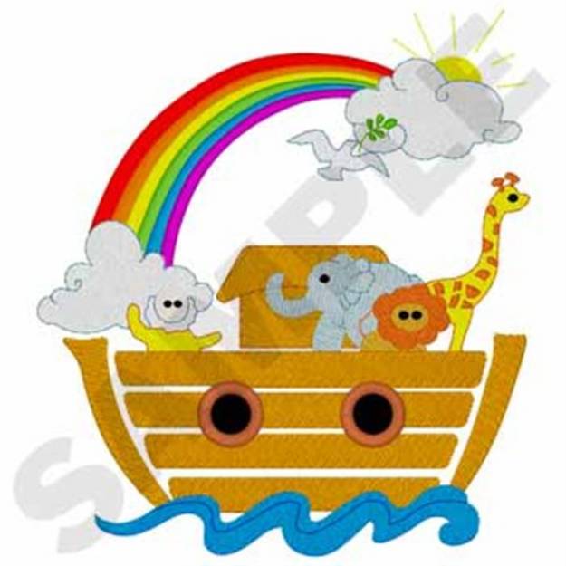 Picture of Noah's Ark Machine Embroidery Design