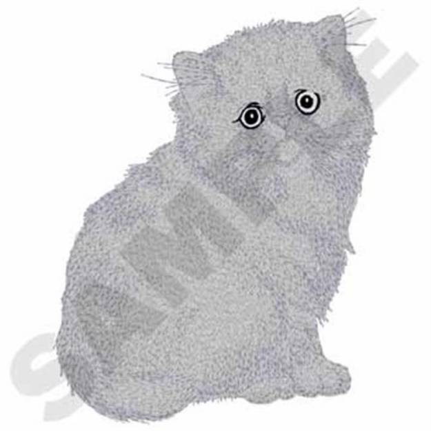 Picture of Persian Kitten Machine Embroidery Design