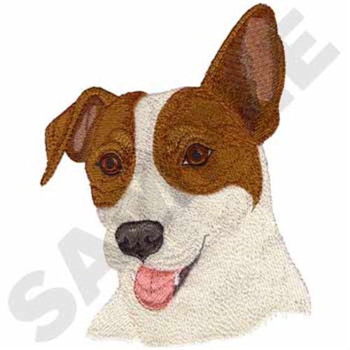 Jack Russell Terrier Machine Embroidery Design