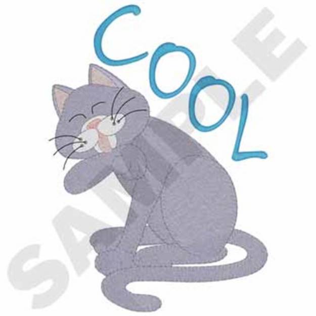 Picture of Cool Cat Machine Embroidery Design