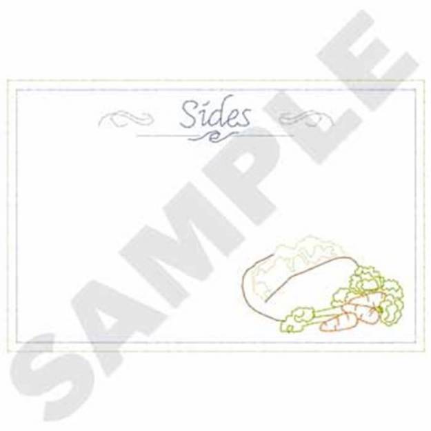 Picture of Side Recipes Machine Embroidery Design