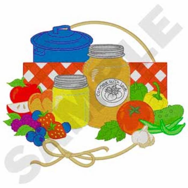 Picture of Canning Logo Machine Embroidery Design