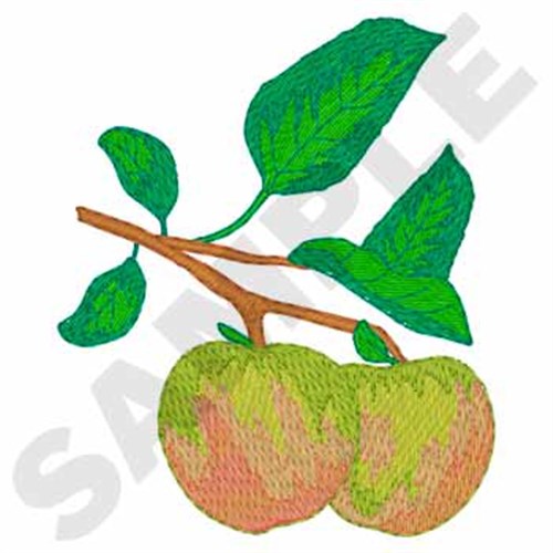 Apple Tree Machine Embroidery Design