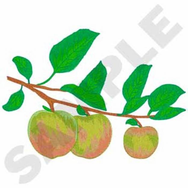 Picture of Apple Tree Large Machine Embroidery Design