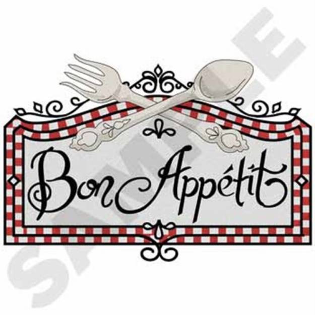 Picture of Bon Appetite Machine Embroidery Design