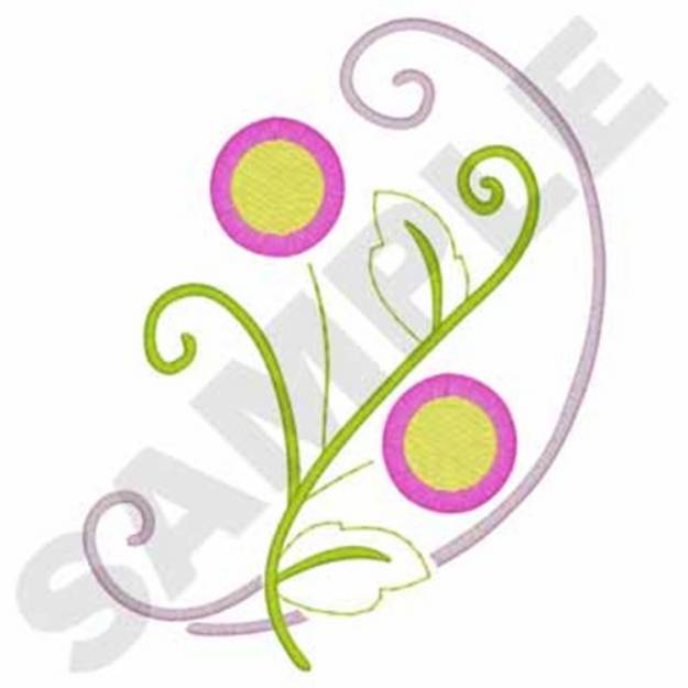 Picture of Fringe Flower Machine Embroidery Design