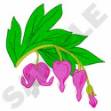 Picture of Bleeding Heart Flowers Machine Embroidery Design