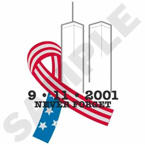 Twin Towers Machine Embroidery Design