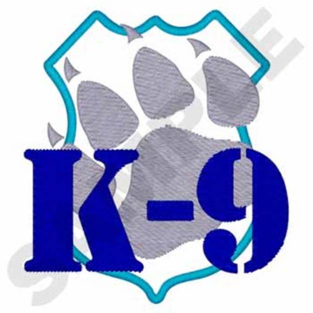 Picture of K-9 Police Machine Embroidery Design
