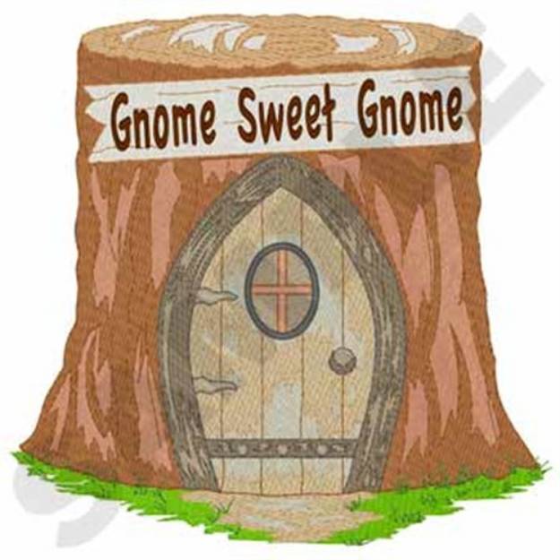 Picture of Gnome Door Machine Embroidery Design