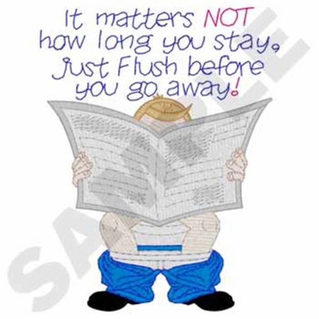 Picture of It Matters Not Machine Embroidery Design