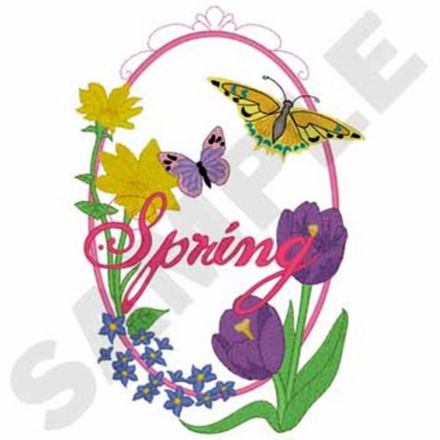 Picture of Spring Beauty Machine Embroidery Design