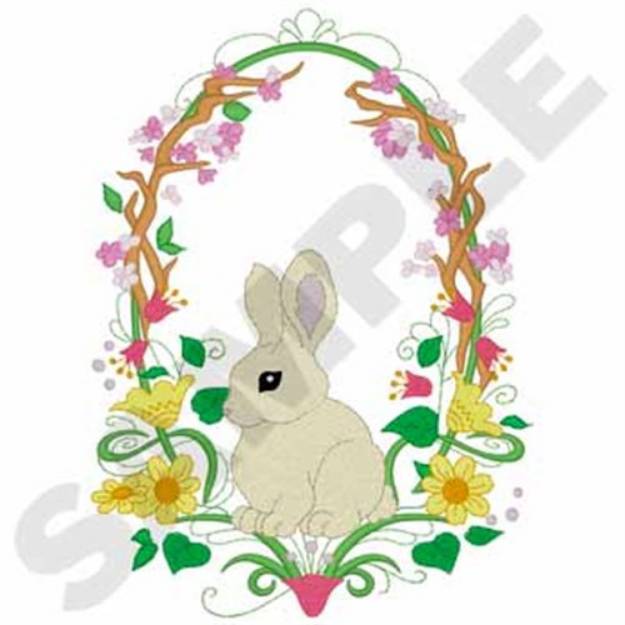 Picture of Spring Bunny Machine Embroidery Design