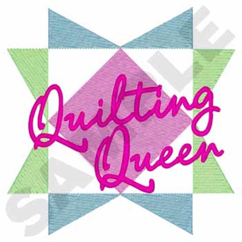 Quilting Queen Machine Embroidery Design