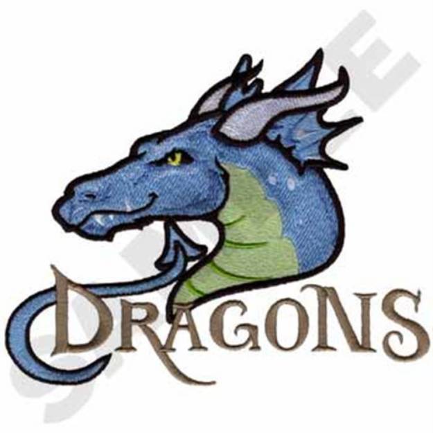Picture of Dragons Machine Embroidery Design